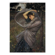 Boreas - John William Waterhouse Grußkarte