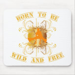 born to be wild and free mauspad