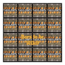 Born to be Wild Safari Animal Print Photo