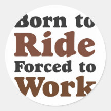 born to ride aufkleber
