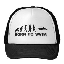 Born to swim evolution hats