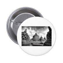 Boroboedoer Tample Reihe von Anstecknadelbuttons