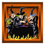 Böse Hexe-Halloween-Party-Einladung