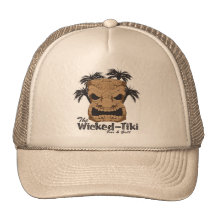 Böser Tiki Bar-Hut Baseballcap