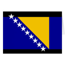 Bosnien-Herzegowinaflagge Karten