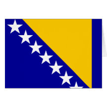 Bosnien-HerzegowinaQualitäts-Flagge Karten