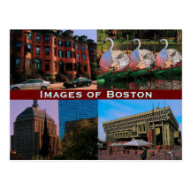 Boston-Bild-Postkarte