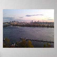 Boston-Herbst-Sonnenuntergang Posterdrucke