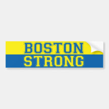 Boston stark autoaufkleber