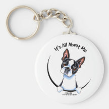 Boston Terrier, das ganz ungefähr ich sein ist Schlüsselband