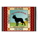 Boston Terrier Karte