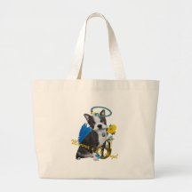 Boston Terrier Mommas Lil Engelsgeschenke Tragetasche