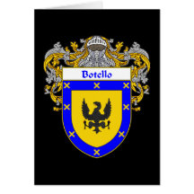 Botello Wappen (überzogen) Karten