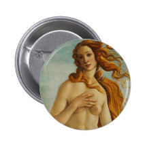 Botticelli die Geburt von Venus-Knopf Button