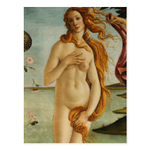 Botticelli die Geburt von Venus Postkarte