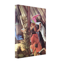 Botticelli - Geburt von Sonderkommando Christus (m Galerie Gefaltete Leinwand