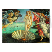 Botticelli Geburt von Venus Grußkarten