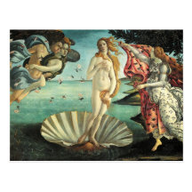 Botticelli - Geburt von Venus Postkarte
