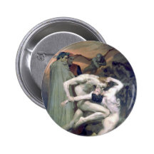 Bouguereau - Dante und Virgile Au Enfers Anstecknadelbutton