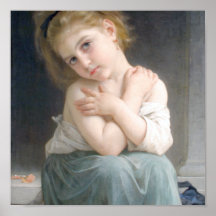Bouguereau - La Frileuse Plakat