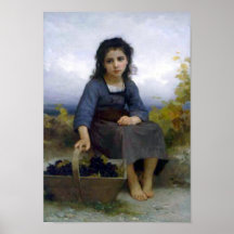 Bouguereau - La zierliches Vendangeuse Posterdruck