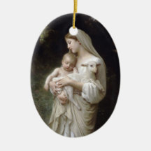 Bouguereau Unschulds-Oval-Verzierung Ornamente
