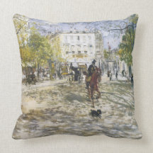 Boulevard in Paris Zierkissen