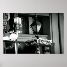 Bourbon-Straße Plakatdrucke