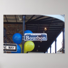 Bourbon-Straße Plakatdrucke