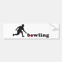 Bowling Autoaufkleber
