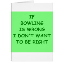 bowling greeting cards