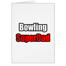 Bowling SuperDad Grußkarten