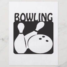 Bowling Vollfarbige Flyer