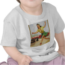 BowlingPin herauf Mädchen T-shirts