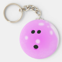 Bowlings-Ball Keychain Schlüsselband