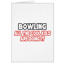 Bowlings-… coole Kinder Grußkarte
