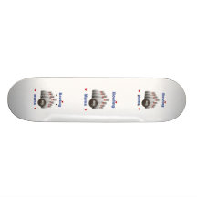Bowlings-Mutter Hearts Individuelle Skatedecks