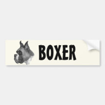 Boxer Auto Aufkleber