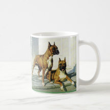 Boxer-Vintager Becher Teetasse