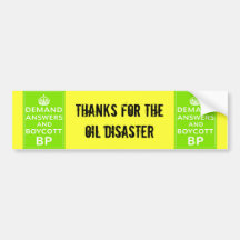 Boykott BP Auto Sticker