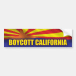 Boykott Kalifornien - Unterstützung Arizona Autosticker
