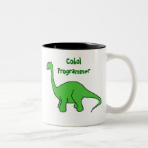 BP, COBOL-Programmierer-Dinosaurier-Becher Kaffee Tasse