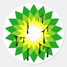 BP-Öl-Leck Runder Aufkleber