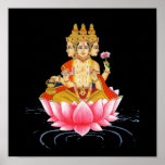 BRAHMA - PRAJAPATI - HINDISCHE GÖTTIN POSTERDRUCK