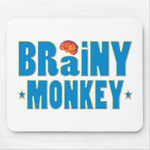 Brainy Affe Mauspad