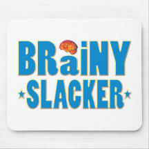 Brainy Slacker Mousepads