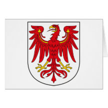 Brandenburg-Wappen Gruß-Karte
