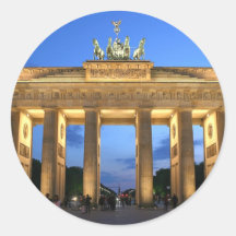 Brandenburger Tor Abend Aufkleber