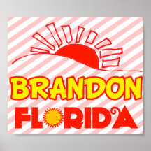 Brandon, Florida Posterdruck
