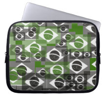 Brasilianisches Muster Laptop Sleeve Schutzhüllen